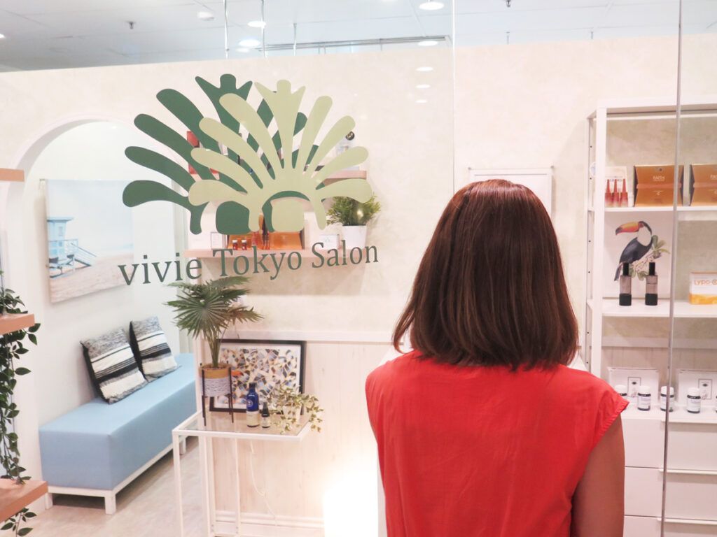 vivie Tokyo Salon Facial Japan 美容　日焼け　シンガポール　美容サロン　フェイシャル